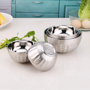 Ensemble de bols en acier inoxydable DF946, réutilisables, pour le rangement en cuisine, pour la maison, toutes saisons - Product Image 3