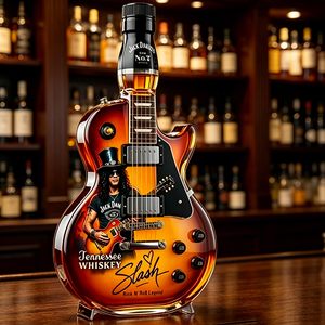 Bouteille en verre créative personnalisée en forme de violon pour whisky, vin, brandy, <span class=keywords><strong>tequila</strong></span>, vodka - Product Image 2