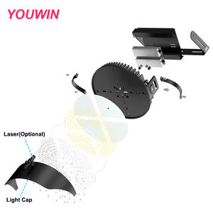 400W-1600W Nueva explosión Aluminio negro Mástil alto Estadio UFO <span class=keywords><strong>LED</strong></span> Luces deportivas antideslumbrante IP66 Luz al aire libre Mástil alto IP65 - Product Image 5