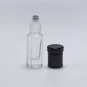 Wholesale 3ml 6ml 12ml Transparent Slender Octagonal Glass Cosmetic <b>Perfume</b> Essential Oil <b>Roller</b> Bottle - Product Image 4