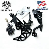 Support de fixation de repose-pieds double étrier MORSPEC Surron Ultra Bee en aluminium CNC 7075 pour moto électrique – Stock US