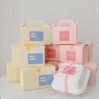 Boîte de gâteau d'anniversaire rose personnalisée de haute qualité de conception gratuite OEM, accepte la personnalisation de toute taille et couleur selon les besoins