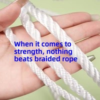 Corde en nylon blanc haute résistance et résistante à l'usure, modèle N, pour la fixation de cordes à linge et de film plastique pour serres