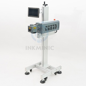 Machine de marquage laser UV à fibre CO2 volante 30W 40W 60W, source laser cohérente CRD BC pour tuyaux PVC PE, câbles et métaux - Product Image 6