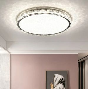 OEM nueva llegada lámpara de techo oro moderno 120 cm ovalado moderno cromo pasillo 2 lámparas de techo de cristal para sala de estar - Product Image 4