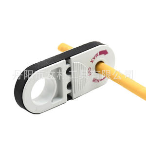 Dénudeur de fils Mr Drill Ring, outil multifonctionnel en plastique pour tuyaux coaxiaux, d'air et d'eau, usage DIY avec lame - Product Image 2