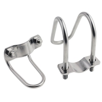 Pince de câble de garde-corps d'épissure pince de câble en acier inoxydable connecteur croisé pince de tuyau verticale pince de croisement Tube