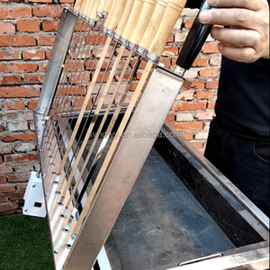Grill Elettrico Girevole in Acciaio Inossidabile <span class=keywords><strong>per</strong></span> Spiedini e <span class=keywords><strong>Arrosticini</strong></span>, 40 Spiedini Singoli Automatici - Product Image 5
