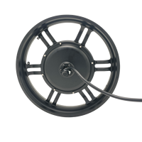 72V 3000W 60V 2500W 48V 2000W 175mm Dropout 20x4.0 Roda Tebal Sepeda Listrik Motor Terintegrasi