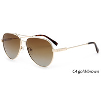 Lunettes de soleil tendance FEROCE en métal, style carré, vente flash, design personnalisé, verres TAC, protection UV400, monture en acier inoxydable, pour femmes
