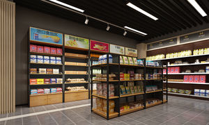 ชั้นวางของเหล็ก-ไม้ ทนทาน (แบบด้านเดียว/สองด้าน) - ชั้นวางสินค้าสำหรับร้านค้าปลีก/ซูเปอร์มาร์เก็ต - Product Image 6