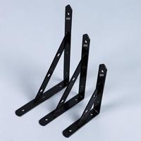 Supports muraux triangulaires flottants robustes et dissimulés TEBAK, personnalisables OEM/ODM, largement utilisés pour étagères, avec vis