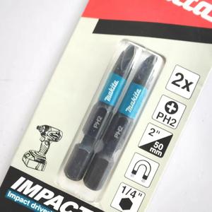 <span class=keywords><strong>Para</strong></span> broca Phillips original negra resistente a impactos PH2 con imán, 50 mm de largo, unidad individual E-08763 - Product Image 2