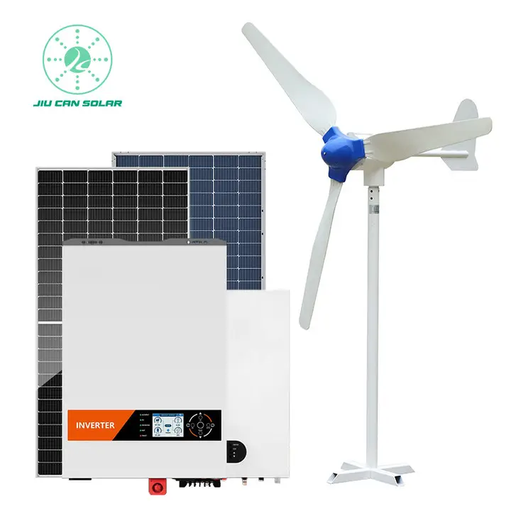 Jiucan Offre Spéciale usine prix direct mppt contrôleur de charge hybride éolien et solaire 50kw contrôle de pas éoliennes 10kw