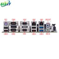 ELSKY i5 4440 i7 4770 CPU LGA1150 x86 Haswell Socket H81 chipset VGA Dual PS/2 PCIE x16 8GB/16GB RAM Carte mère avec processeur