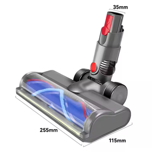 Para Dysons <span class=keywords><strong>V12</strong></span> V10 alfombra eléctrica cepillo de suelo accesorio <span class=keywords><strong>aspiradora</strong></span> Manual delgada con cabello antienrollamiento nueva condición - Product Image 5