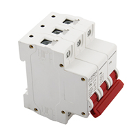 Disjoncteur miniature (MCB) solaire FALIANG pour système DC 500V 2P 10kA 125A en plastique, usage industriel