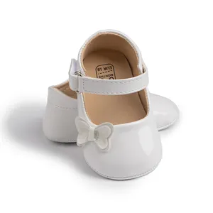 2023 Fashion New Cute Baby Party Shoes Light Breathable Bowknot Baby Girl Princess Dress Shoes