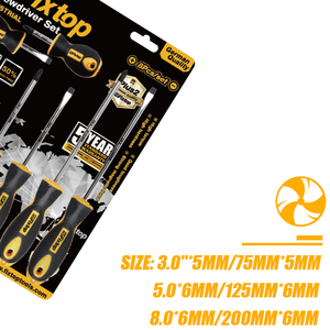 Ổ Đĩa Vít Tay Công Cụ CRV Nhiều Thông số Kỹ Thuật Mạnh Mẽ Từ 8 Mảnh Tuốc Nơ Vít Bộ - Product Image 3