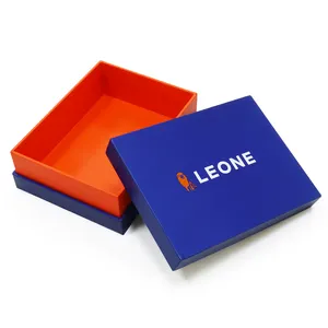 Custom Small Elegant Rigid Paperboard Boxes Lift-Off Lid and Base with Matt Lamination 2 Pieces Gift Package