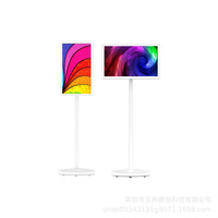 Télévision de cuisine intelligente interactive 32 pouces Tv dans la cellule moniteur tactile écran LCD Portable TV rotative avec Google