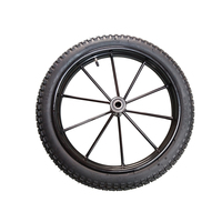 Roues en caoutchouc gonflables de haute qualité 2.50-16 2.50-18 en acier soudé à rayons pour charrette à chevaux
