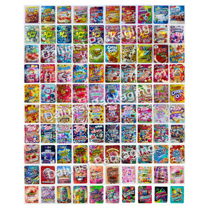 Sacs de 3,5 g en gros pour snacks, personnalisés, en Mylar, en stock, holographiques, pour fleurs et bonbons - Product Image 1