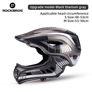 Casco Integrale ROCKBROS per Bambini, per Mountain Bike, Downhill, Ciclismo, Protezione e Sicurezza - Product Image 2