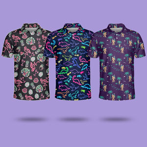 Conception de logo de fabrication, performance, 100% polyester, impression par sublimation, polo de golf, t-shirt, polo personnalisé pour homme - Product Image 2