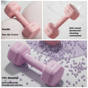 Colorful Gym Fitness Club Household Women's and Men's <b>Dumbbell</b> 2s Weighted Coated High Quality Customizable Hot Selling - Product Image 5