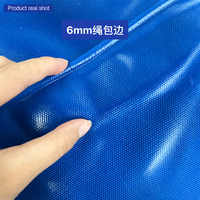 Bâche en polyester haute résistance PVC imperméable et ignifuge, tissu enduit PVC en rouleau
