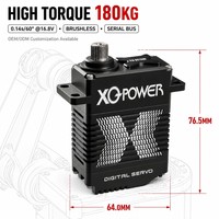Moteur Servo à Couple Élevé XQ-S9150D 180kg 16.8V Sans Balais Étanche Bus Série Engrenage Acier Inoxydable Bras Robotique Vente en Gros OEM
