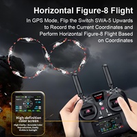 YuXiang F112S AH-1 Cobra Elektrik 2.4G 9CH GPS Optical Flow LiDAR TOF Altitude Hold Motor Tanpa Sikat Skala 1:32 Plastik Pemula