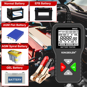 KINGBOLEN BM550 6V 12V 24V Car Motorcycle <b>Battery</b> <b>Tester</b> 100-2000 Analyzer Charging Electronic Measuring Instruments BM550 Batte - Product Image 3