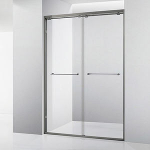 Mampara de Ducha de Diseño Moderno Personalizable para Hotel, Mampara de Baño Deslizante con Marco de Aleación de Aluminio y Puerta de Vidrio Templado - Product Image 2