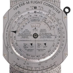 Computer di Volo Classico E6B in Metallo con Libretto di Istruzioni, Ottimo Strumento per Studenti che Iniziano a Imparare il Pilotaggio # E6B-M - Product Image 5