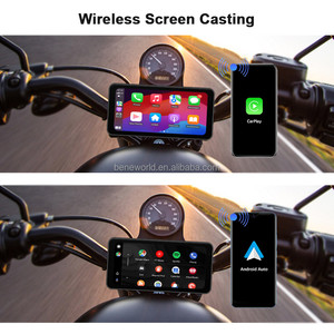 6.25 inch phổ xe máy Navigation GPS với Carplay 4K HD DVR BT màn hình không dây <span class=keywords><strong>Android</strong></span> tự động - Product Image 6