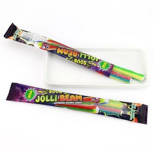 HALAL 2 pz. <span class=keywords><strong>Jolly</strong></span> Bean Licorice Sour - Caramelle Gommose a Forma di Paglia con Ripieno di Polvere Acida - Product Image 3