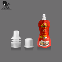 Capuchon de bec verseur de qualité alimentaire certifié BRC 8,2 mm pour sachet de sauce chocolat, boisson, yaourt, gelée