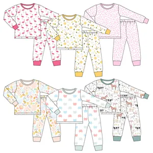 Individuelles Design vollständig bedruckt Boutique hochwertiger individueller Kleinkind-Bambus-Baby Reißverschluss-Jumpsuit Neugeborenenkleidung 0-3 Monate