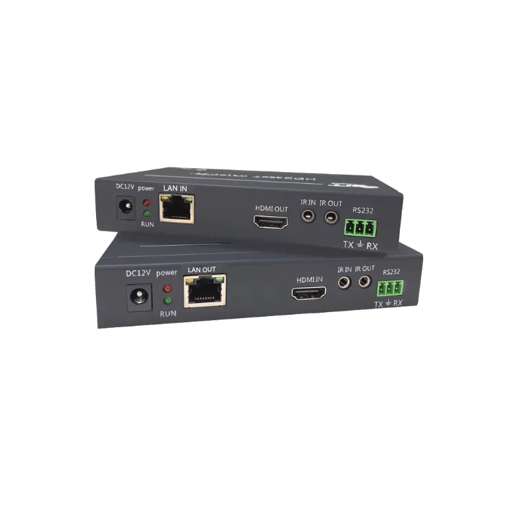 Desain Baru 2021 IR Control Shenzhen Hdmi Extender 120M 4K Hdmi Extender Splitter dengan Poe Rx Tx Hdmi Extender