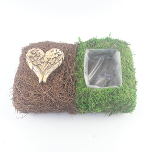Jardinière en mousse faite à la main naturelle classique <span class=keywords><strong>Pot</strong></span> de fleur intérieur/extérieur écologique dernier modèle <span class=keywords><strong>Pot</strong></span> de <span class=keywords><strong>Cache</strong></span> pour la maison et le jardin - Product Image 2
