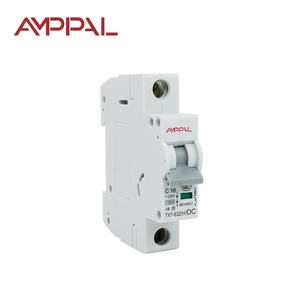 Автоматический выключатель постоянного тока AMPPAL (MCB) L7 1P-4P 1200В/900В до 63А IP20, с отключающей способностью 6-10кА, характеристика BCD, классы защиты C/B/D, защита от перегрузки по току - Product Image 2