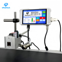 Imprimante jet d'encre automatique en ligne 4POLETECH TW1 de haute qualité avec encre à séchage rapide pour étiquettes/cartes/papiers, garantie 1 an