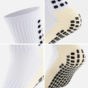 Football Socks Men Women Sports Non-slip Silicone Bottom Soccer Socks Rugby Tennis Volleyball <b>Badminton</b> Socks Outdoor - Product Image 5