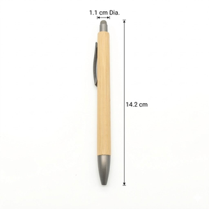 Hot Sale Wholesale Custom Logo 1.0mm Black Ink Bamboo Ballpoint <strong>Pen</strong> For Tip Bulk Assorted Promotional <strong>Pen</strong> Office School - Product Image 5