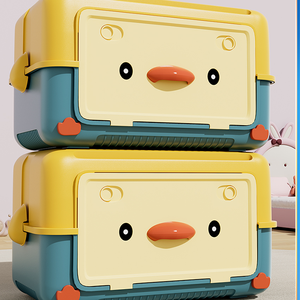 Box giocattolo quadrato con coperchio, - Product Image 1