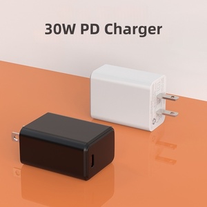 Oem bán buôn 30W A + C cổng kép tường sạc siêu nhanh tốc độ cao sạc SCP bảo vệ ngắn mạch OTP anh EU chúng tôi JP cắm - Product Image 5