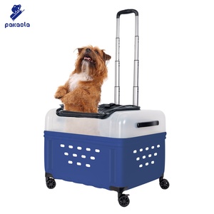 Chariot de luxe pour chien transportant un chariot de transport pour animaux de compagnie étui <span class=keywords><strong>à</strong></span> <span class=keywords><strong>roulettes</strong></span> sac de voyage <span class=keywords><strong>pliant</strong></span> multi-usages transportant un sac de transport pour animaux de compagnie - Product Image 3