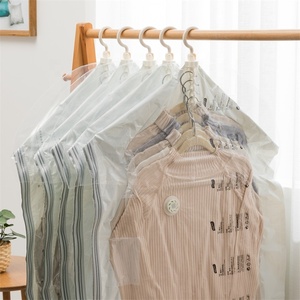 Best Quality Cloth Organizer Dressing Design Space Saver Compression Seal Storage Bag Hanging Vacuum Storage Bag
